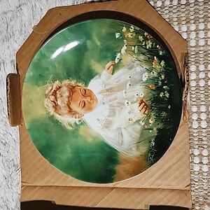 "Spring Innocence" 2nd Plate in the Wonder of Childhood Collection-collectible
